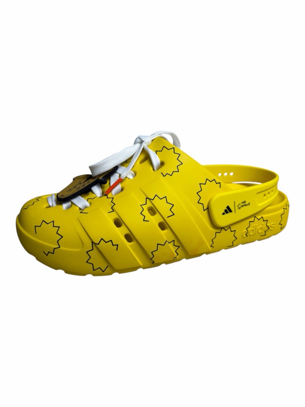 adidas The Simpsons Adilette Clog Yellow Mens Size 10 Womens 11